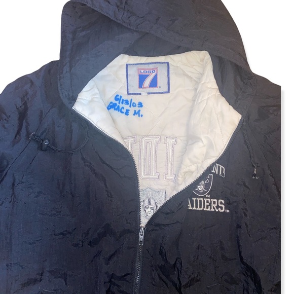 Vintage raiders windbreaker - Picture 2 of 4
